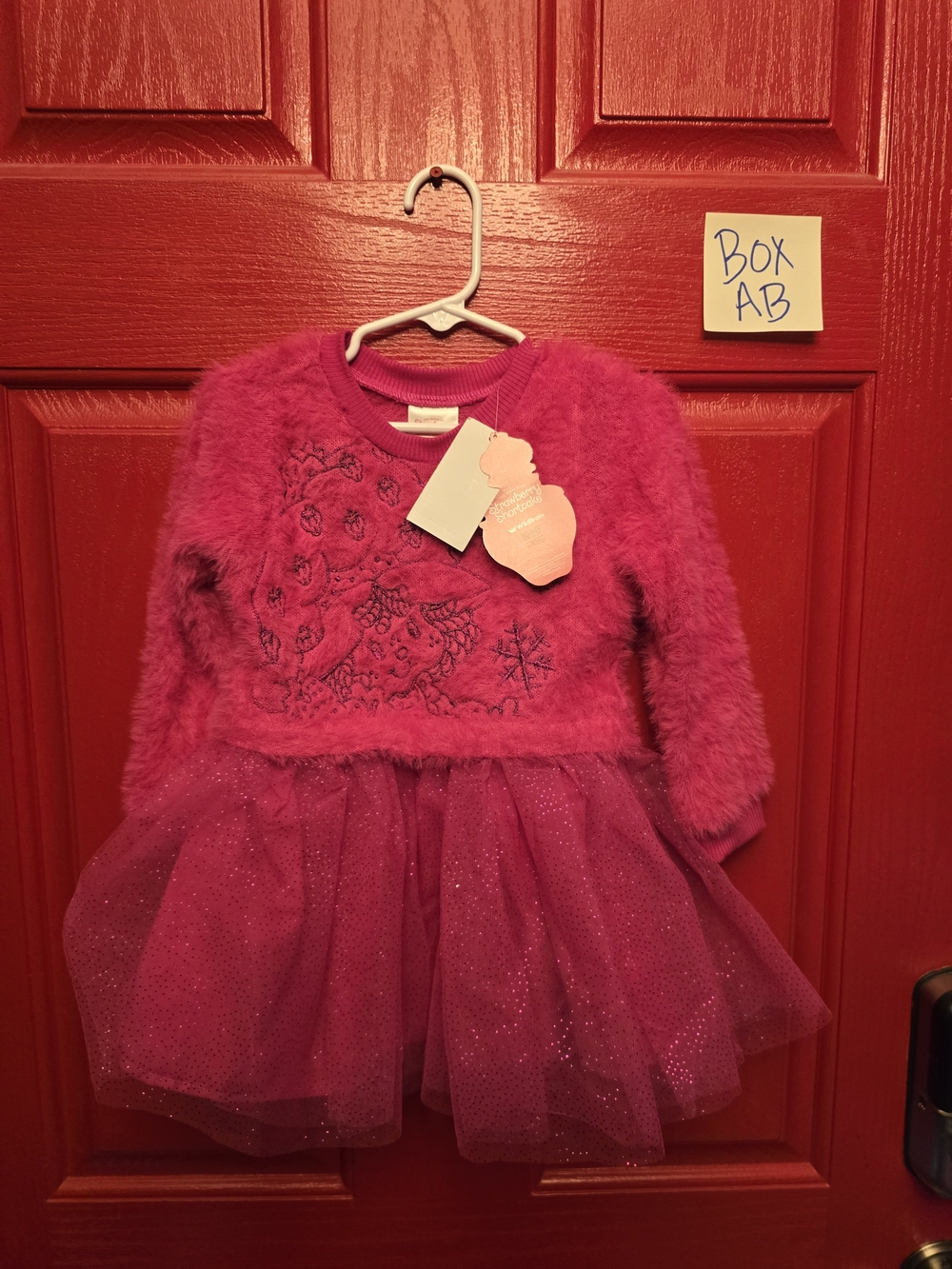 Wonder Nation Girls' Pink Sweater Dress Size 2T NWT